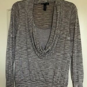 INC shimmer sweater